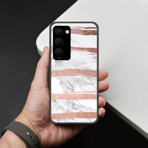 Tecno Camon 18 Premier Cover - White Marble Series - HQ Premium Shine Durable Shatterproof Case