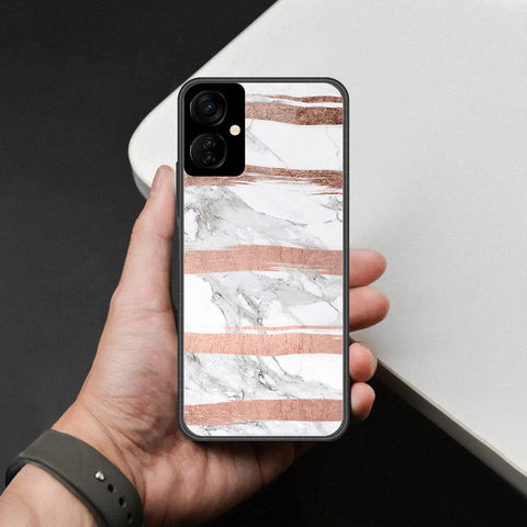 Tecno Spark 9T Cover - White Marble Series - HQ Premium Shine Durable Shatterproof Case
