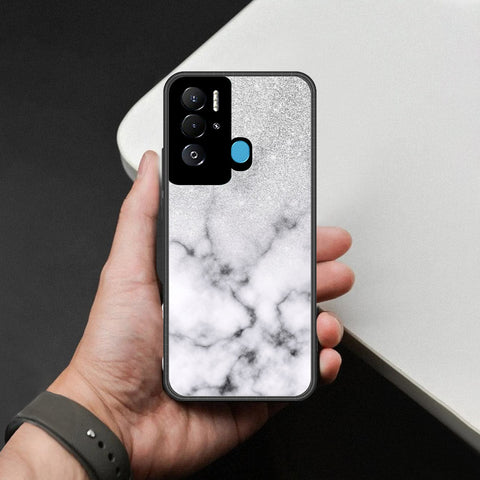 Tecno Pova Neo Cover - White Marble Series - HQ Premium Shine Durable Shatterproof Case