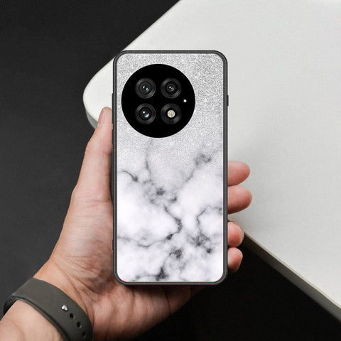 OnePlus 13 Cover - White Marble Series - HQ Premium Shine Durable Shatterproof Case