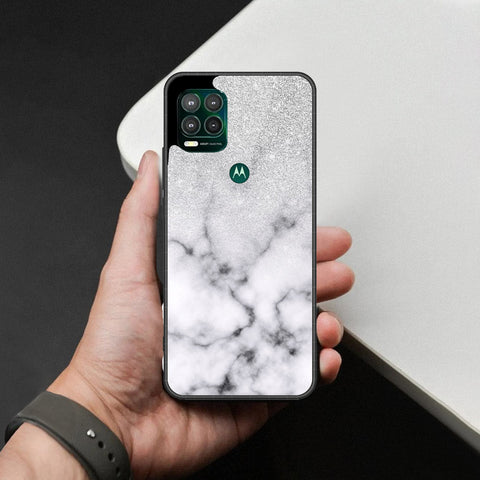 Motorola Moto G Stylus 5G Cover - White Marble Series - HQ Premium Shine Durable Shatterproof Case