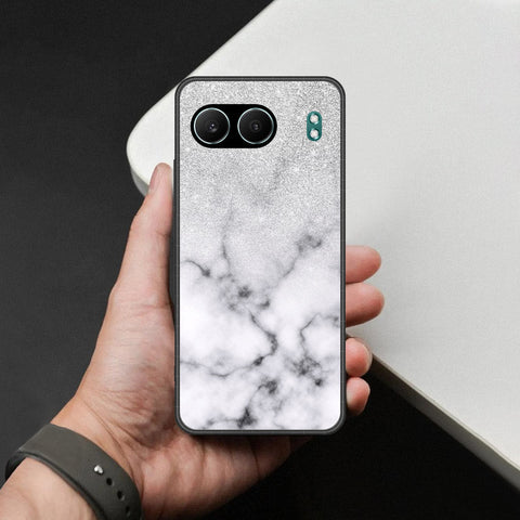 OnePlus Nord 4 Cover - White Marble Series - HQ Premium Shine Durable Shatterproof Case