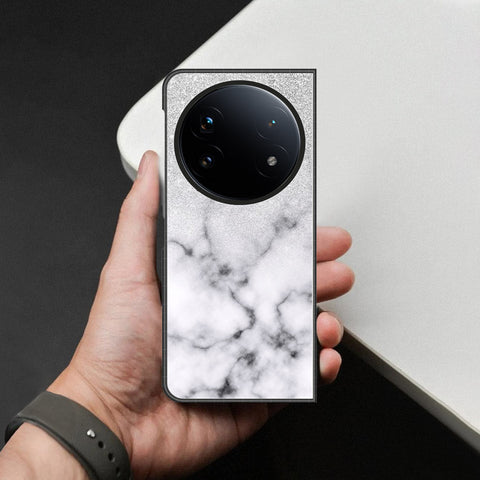 Oppo Find N5 Cover - White Marble Series - HQ Premium Shine Durable Shatterproof Case