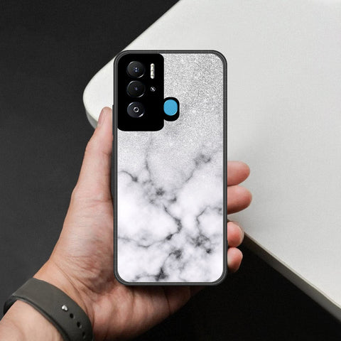Tecno Pova Neo Cover - White Marble Series - HQ Premium Shine Durable Shatterproof Case