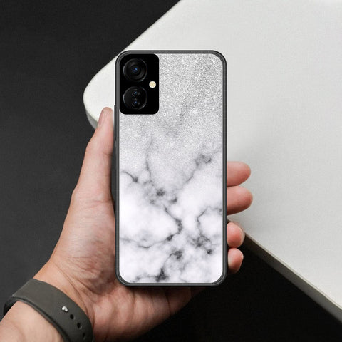 Tecno Spark 9T Cover - White Marble Series - HQ Premium Shine Durable Shatterproof Case