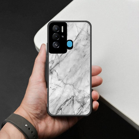 Tecno Pova Neo Cover - White Marble Series - HQ Premium Shine Durable Shatterproof Case