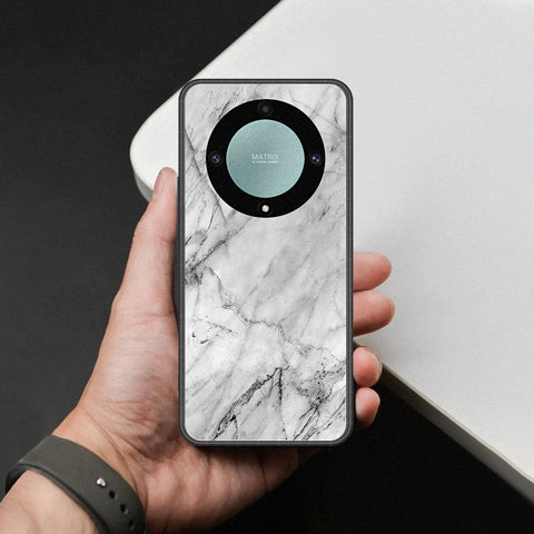Honor X40 Cover - White Marble Series - HQ Premium Shine Durable Shatterproof Case