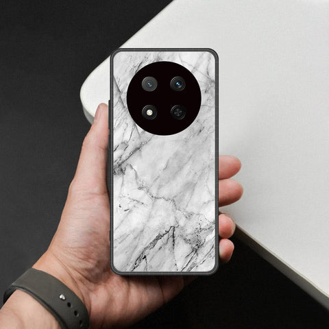 Honor Magic 7 Lite Cover - White Marble Series - HQ Premium Shine Durable Shatterproof Case