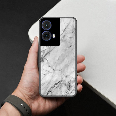 Motorola Moto G85 Cover - White Marble Series - HQ Premium Shine Durable Shatterproof Case