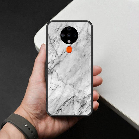 Tecno Spark Go 2020 Cover - White Marble Series - HQ Premium Shine Durable Shatterproof Case