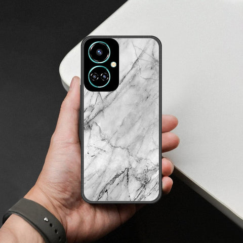 Tecno Camon 19 Pro Mondrian Cover - White Marble Series - HQ Premium Shine Durable Shatterproof Case