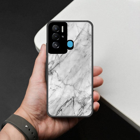 Tecno Pova Neo Cover - White Marble Series - HQ Premium Shine Durable Shatterproof Case