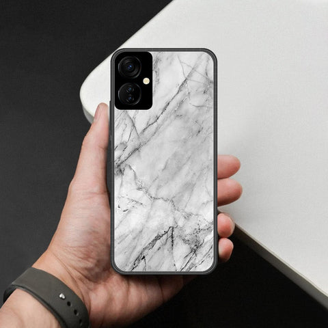 Tecno Spark 9T Cover - White Marble Series - HQ Premium Shine Durable Shatterproof Case