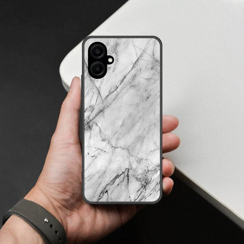 Samsung Galaxy F06 5G Cover - White Marble Series - HQ Premium Shine Durable Shatterproof Case