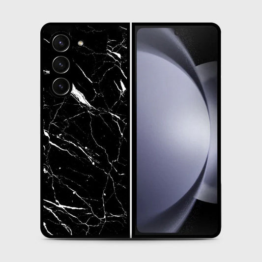 Samsung Galaxy Z Fold 5 5G  Cover- Black Marble Series - HQ Premium Shine Durable Shatterproof Case (Fast Delivery)
