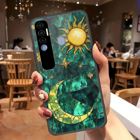 Tecno Spark 7 Pro Cover - Celestial Starry Universe Series - HQ Premium Shine Durable Shatterproof Case