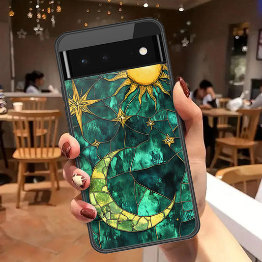 Google Pixel 6 Cover - Celestial Starry Universe Series - HQ Premium Shine Durable Shatterproof Case
