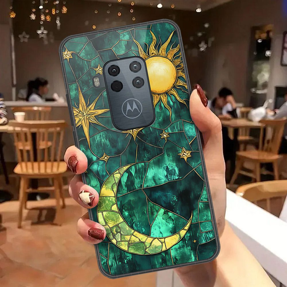 Motorola One Zoom Cover - Celestial Starry Universe Series - HQ Premium Shine Durable Shatterproof Case