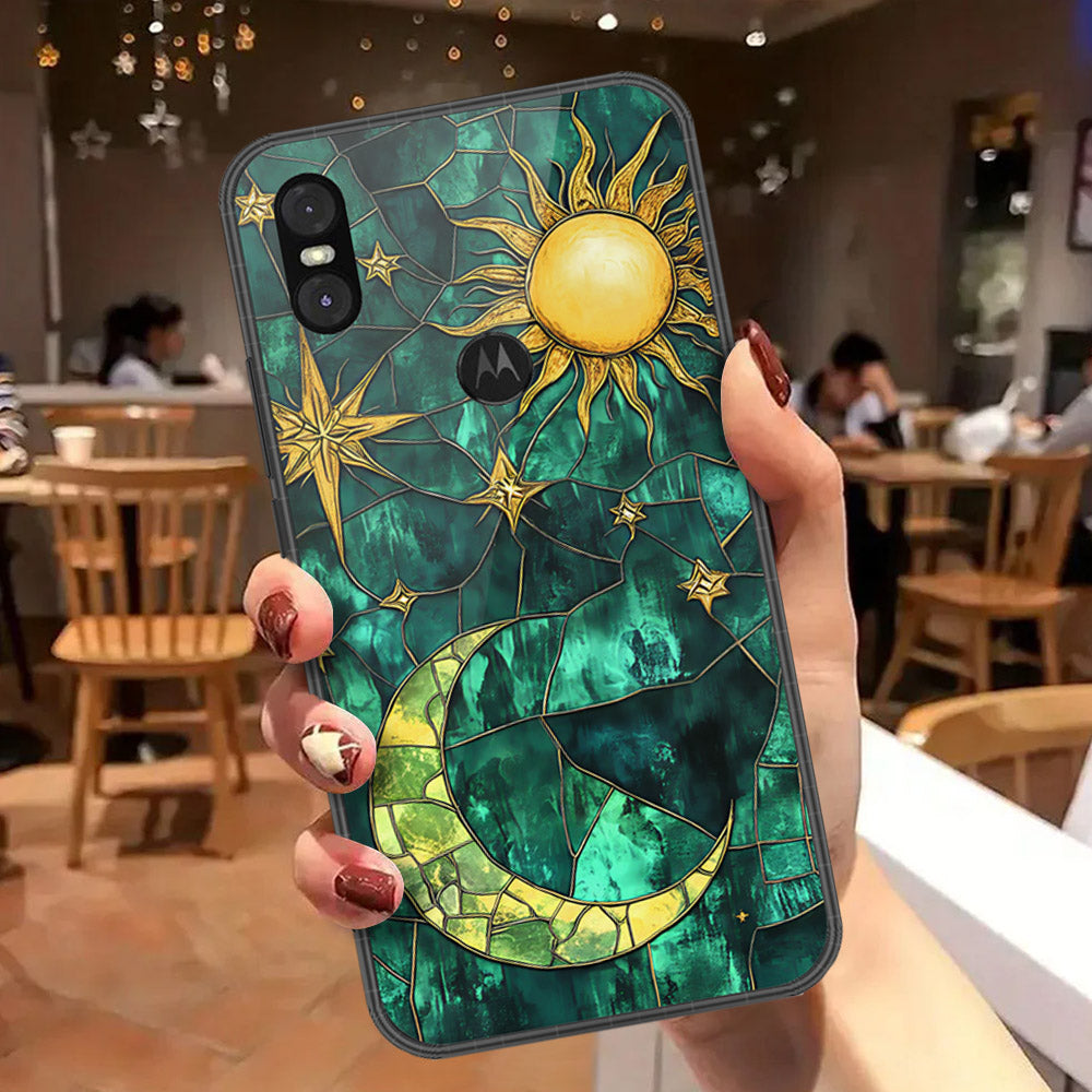Motorola P30 Play Cover - Celestial Starry Universe Series - HQ Premium Shine Durable Shatterproof Case
