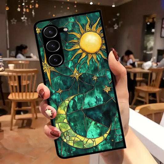 Samsung Galaxy Z Fold 5 5G Cover - Celestial Starry Universe Series - HQ Premium Shine Durable Shatterproof Case