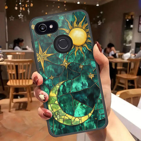 Google Pixel 3 XL Cover - Celestial Starry Universe Series - HQ Premium Shine Durable Shatterproof Case