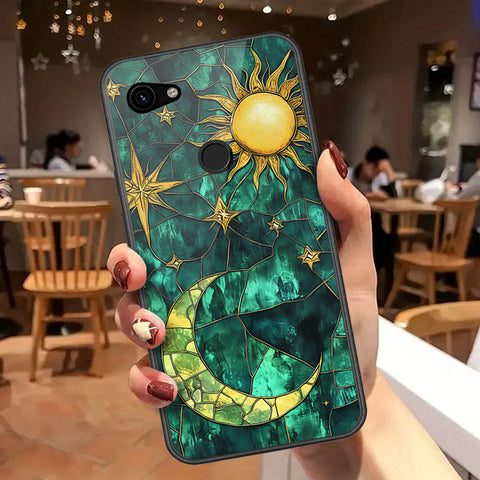 Google Pixel 3a XL Cover - Celestial Starry Universe Series - HQ Premium Shine Durable Shatterproof Case