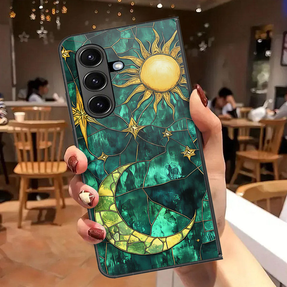 Samsung Galaxy Z Fold 8 Cover - Celestial Starry Universe Series - HQ Premium Shine Durable Shatterproof Case