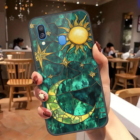 Samsung Galaxy M20 Cover - Celestial Starry Universe Series - HQ Premium Shine Durable Shatterproof Case