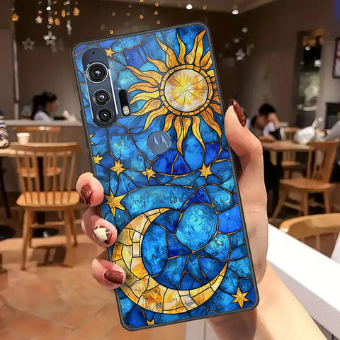 Motorola Edge Plus 2020 Cover - Celestial Starry Universe Series - HQ Premium Shine Durable Shatterproof Case