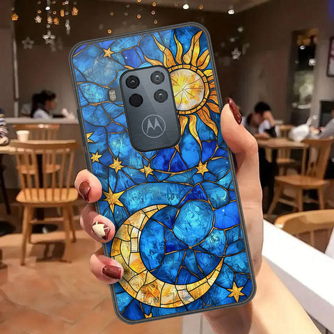 Motorola One Zoom Cover - Celestial Starry Universe Series - HQ Premium Shine Durable Shatterproof Case