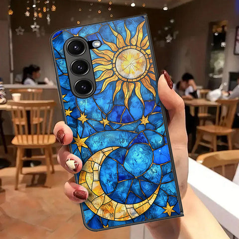 Samsung Galaxy Z Fold 6 5G Cover - Celestial Starry Universe Series - HQ Premium Shine Durable Shatterproof Case