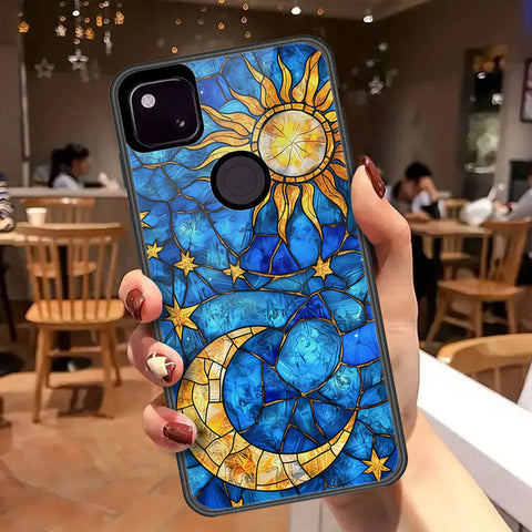 Google Pixel 4a 4G Cover - Celestial Starry Universe Series - HQ Premium Shine Durable Shatterproof Case