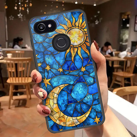 Google Pixel 3 XL Cover - Celestial Starry Universe Series - HQ Premium Shine Durable Shatterproof Case