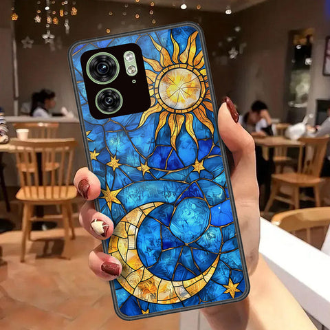 Motorola Edge 40 Cover - Celestial Starry Universe Series - HQ Premium Shine Durable Shatterproof Case