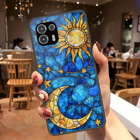 Motorola Edge 20 Lite Cover - Celestial Starry Universe Series - HQ Premium Shine Durable Shatterproof Case
