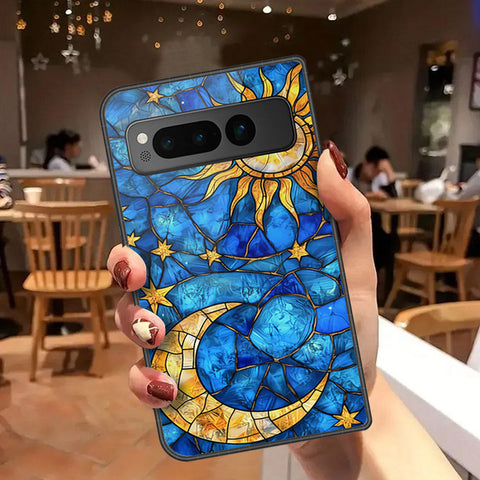 Google Pixel Fold Cover - Celestial Starry Universe Series - HQ Premium Shine Durable Shatterproof Case