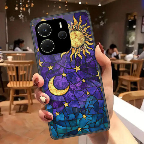Xiaomi Redmi Note 14 5G Cover - Celestial Starry Universe Series - HQ Premium Shine Durable Shatterproof Case