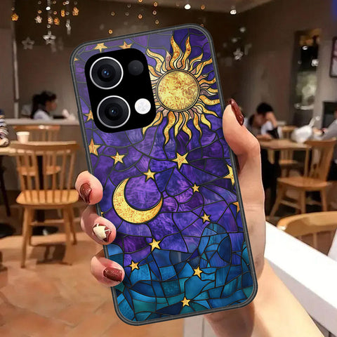 Oppo Reno 13 Cover - Celestial Starry Universe Series - HQ Premium Shine Durable Shatterproof Case
