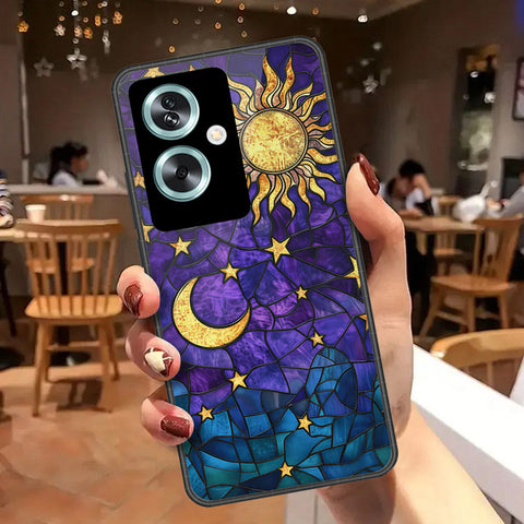 Oppo A2 Cover - Celestial Starry Universe Series - HQ Premium Shine Durable Shatterproof Case
