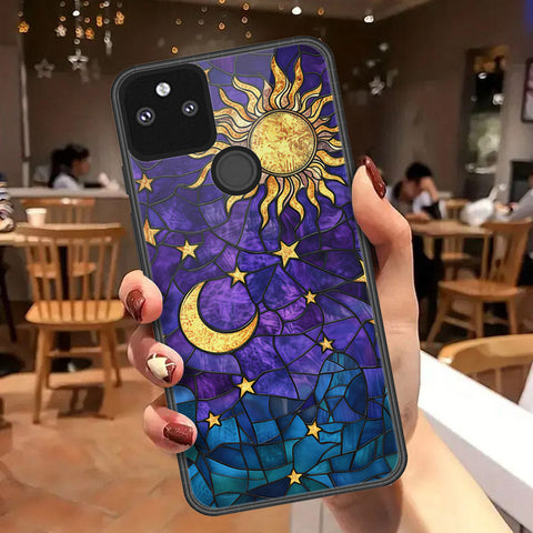 Google Pixel 5a 5G Cover - Celestial Starry Universe Series - HQ Premium Shine Durable Shatterproof Case