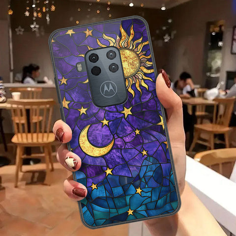 Motorola One Zoom Cover - Celestial Starry Universe Series - HQ Premium Shine Durable Shatterproof Case