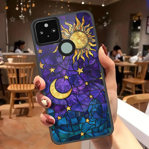 Google Pixel 4a 5G Cover - Celestial Starry Universe Series - HQ Premium Shine Durable Shatterproof Case