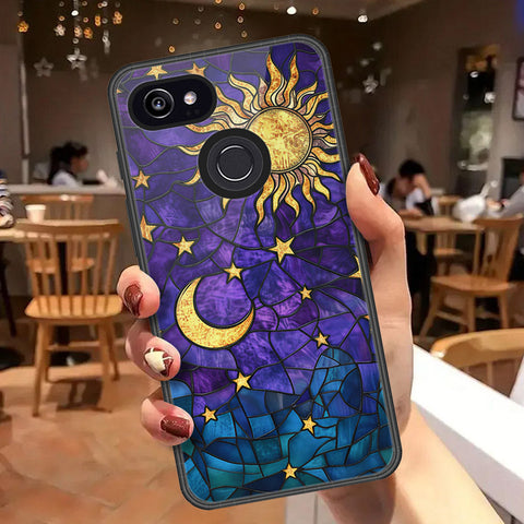 Google Pixel 3 Cover - Celestial Starry Universe Series - HQ Premium Shine Durable Shatterproof Case