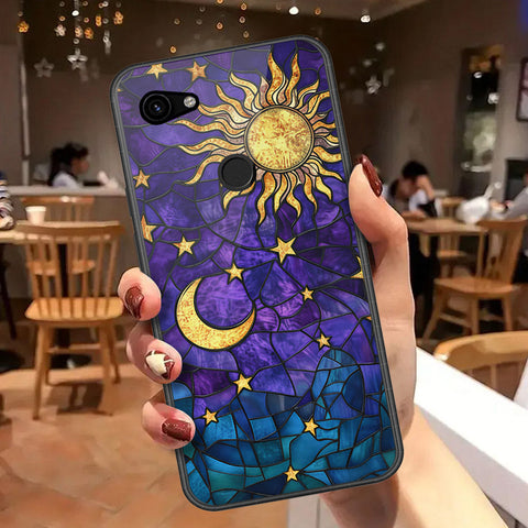 Google Pixel 3a Cover - Celestial Starry Universe Series - HQ Premium Shine Durable Shatterproof Case