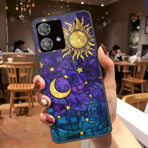 Motorola Edge 40 Neo Cover - Celestial Starry Universe Series - HQ Premium Shine Durable Shatterproof Case