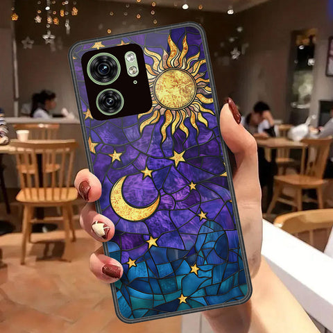 Motorola Edge 40 Cover - Celestial Starry Universe Series - HQ Premium Shine Durable Shatterproof Case