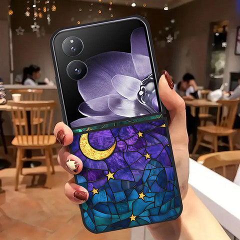 Xiaomi Mix Flip Cover - Celestial Starry Universe Series - HQ Premium Shine Durable Shatterproof Case