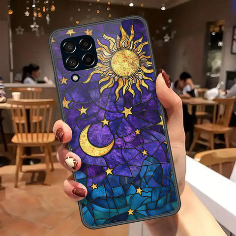 Samsung Galaxy F12 Cover - Celestial Starry Universe Series - HQ Premium Shine Durable Shatterproof Case