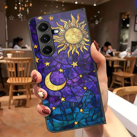Samsung Galaxy Z Fold 8 Cover - Celestial Starry Universe Series - HQ Premium Shine Durable Shatterproof Case
