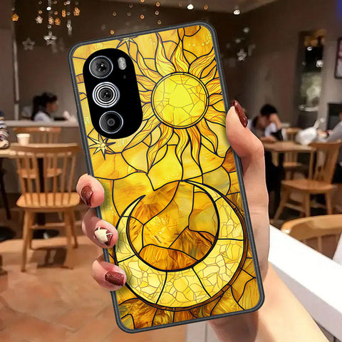 Motorola Edge 30 Pro Cover - Celestial Starry Universe Series - HQ Premium Shine Durable Shatterproof Case